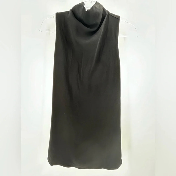 Proenza Schouler NWT Women's Cady Sleeveless Knotted Back Top Black Size 0 - Picture 6 of 14